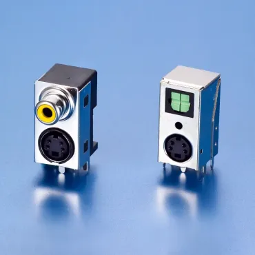 RCA與光纖插座連接器